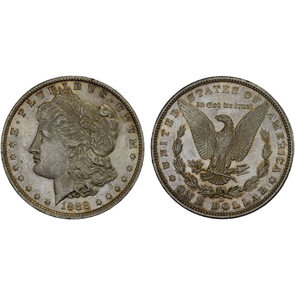 UNITED STATES: AR dollar, 1888-O, Unc