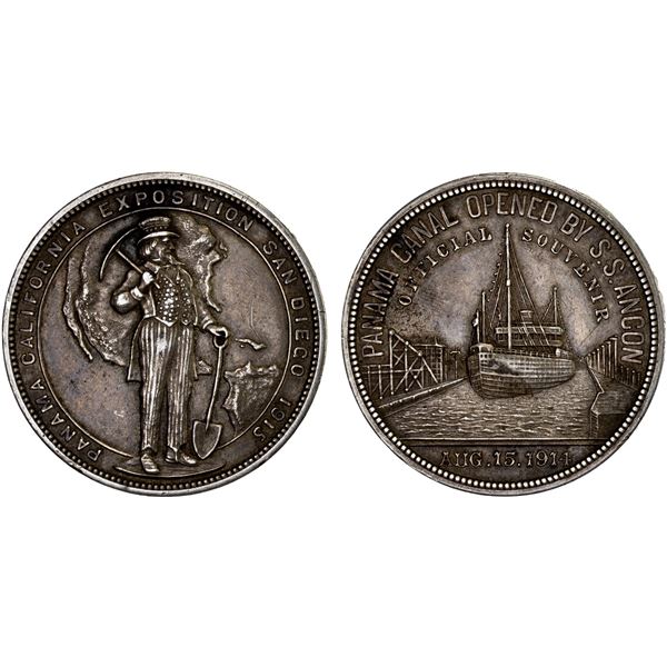 UNITED STATES: AR medal (21.81g), 1915, VF-XF