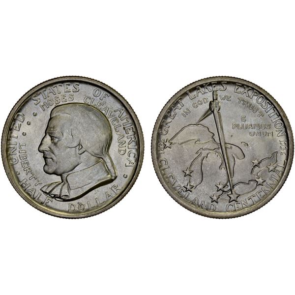 UNITED STATES: AR 1/2 dollar, 1936, Brilliant UNC