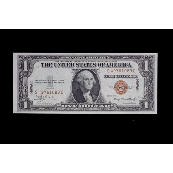 HAWAII: 1 dollar banknote, 1935-A, Choice Unc