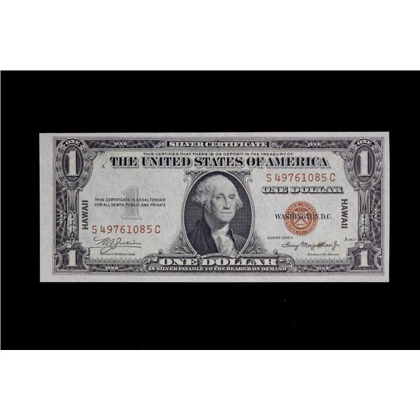 HAWAII: 1 dollar banknote, 1935-A, Choice Unc