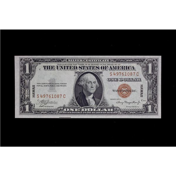 HAWAII: 1 dollar banknote, 1935-A, Choice Unc