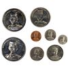 Image 1 : BRUNEI: Sultan Hassanal Bolkiah, 1967-, SET of 8 coins, 1994, Choice Unc
