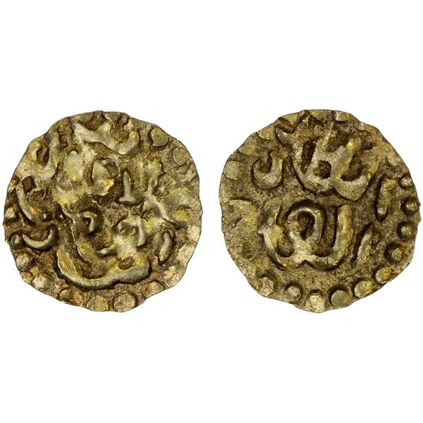 INDONESIA: ACEH: Ali ibn Munawar Shah, 1586-1589, AV mas (0.59g), XF