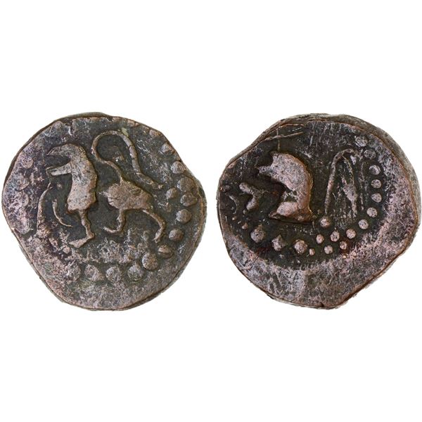 INDONESIA: SUMATRA: AE unit (6.38g), ca. 11th-14th century, VF