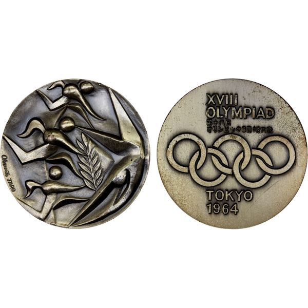 JAPAN: AR medal (33.85g), 1964, Unc