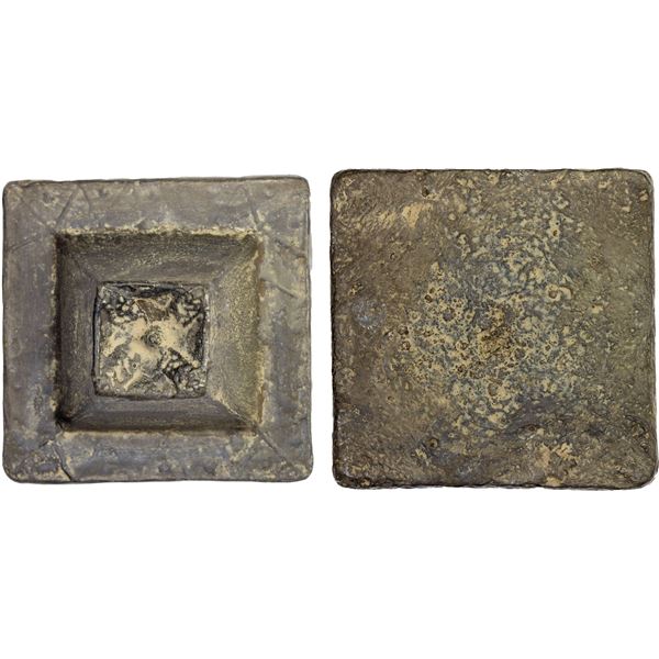 MALAYSIA: PERAK: tin ingot (214.07g), ca. 18-19th century, Choice VF