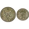 Image 1 : NETHERLANDS EAST INDIES: Holland, AR duit, 1751, Choice XF
