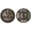 Image 1 : NETHERLANDS EAST INDIES: Plantation Tokens, 1/2 dollar token, ND (ca. 1910-08), XF