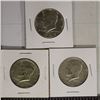 3-40% SILVER JOHN F. KENNEDY HALVES: 1965-P, 1967P