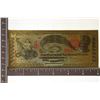 GOLD 999999 FOIL US $2 CONTINENTAL NATIONAL BANK