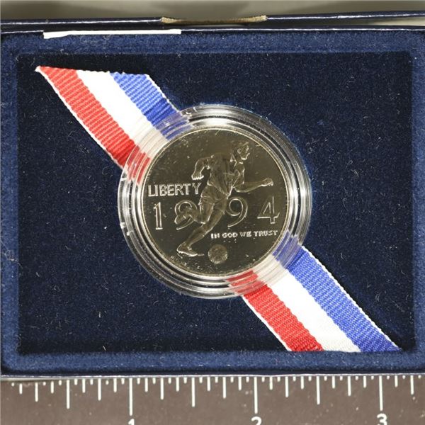 1994-P WORLD CUP PF US HALF DOLLAR IN BOX