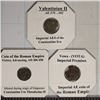 3 ROMAN ANCIENT COINS: 375-392 A.D. VALENTINIAN II