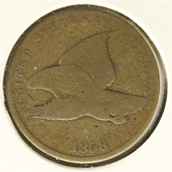 1858 FLYING EAGLE CENT