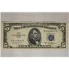 1953-A $5 SILVER CERTIFICATE BLUE SEAL XF++