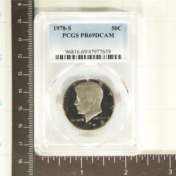 1978-S KENNEDY HALF DOLLAR PCGS PR69 DCAM