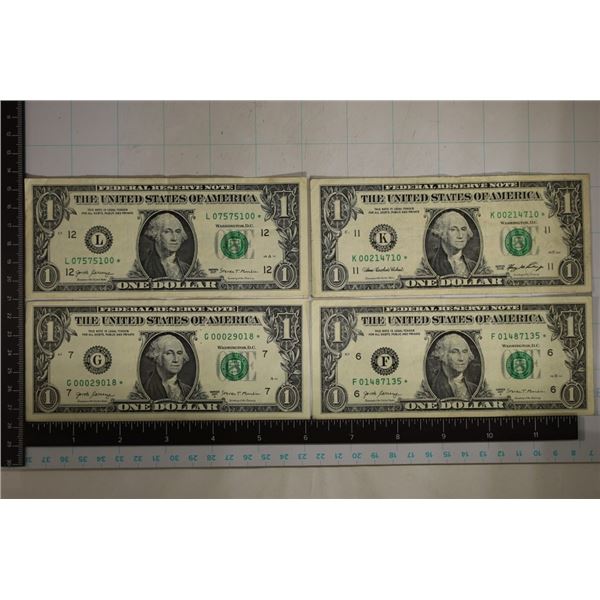4-US $1 GREEN SEAL STAR NOTE FRN'S: 2006,
