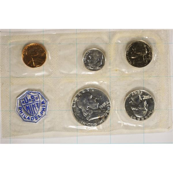 1957 US SILVER PROOF SET (WITHOUT ENVELOPE)
