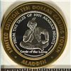 CASINO $10 SILVER TOKEN (UNC) ALADDIN RESORT