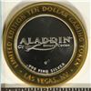 Image 2 : CASINO $10 SILVER TOKEN (UNC) ALADDIN RESORT
