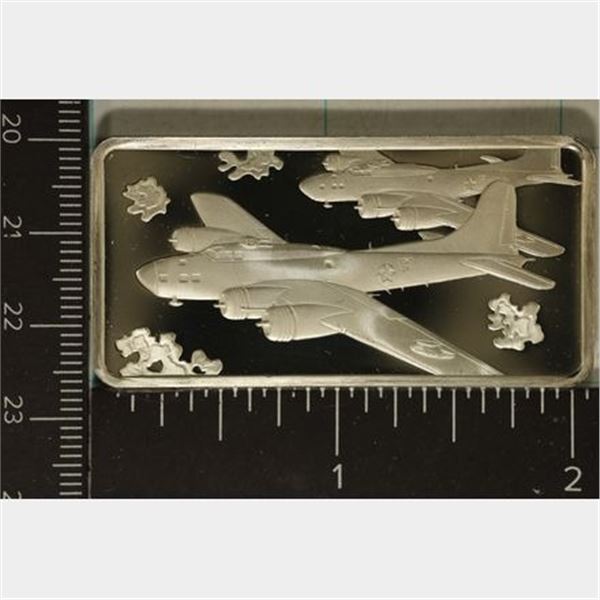 29.6 GRAMS STERLING SILVER BOEING B-17 IS