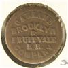 1871 HARD TIMES TOKEN OAKLAND, BROOKLYN &