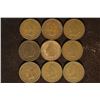 9 INDIAN HEAD CENTS. 9 (1887-1907) & 1 NO DATE