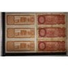 Image 2 : 6-BOLIVIA BILLS: 3-CU 50 BOLIVIANOS & 3-100