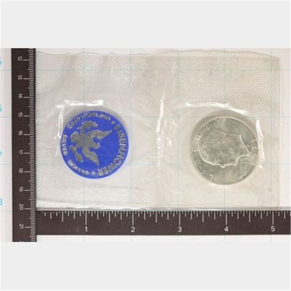 1971-S IKE SILVER DOLLAR (BLUE PACK) NO ENVELOPE