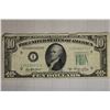 1950-A US $10 GREEN SEAL NOTE SOME TATTERING