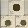 3 VINITAGE DOMINICAN REPUBLIC COINS: 1888-A &