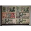 6-MEXICO BILLS: 2-10 PESOS (1969 & 1977), 1-20