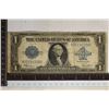 Image 1 : 1923 LARGE SIZE $1 SILVER CERTIFICATE BLUE SEAL
