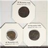 Image 1 : 3-AE BYZANTINE ANCIENT COINS MINTED 1081-1118 A.D.