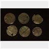 6 SILVER DIME SIZED OTTOMAN EMPIRE PARA COINS:
