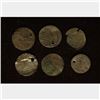 Image 2 : 6 SILVER DIME SIZED OTTOMAN EMPIRE PARA COINS: