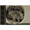 1.17 OZ. PF STERLING SILVER SOUTH DAKOTA ROUND