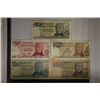 5-ARGENTINA BILLS: 50, 100, 1000, 5000 & 10000
