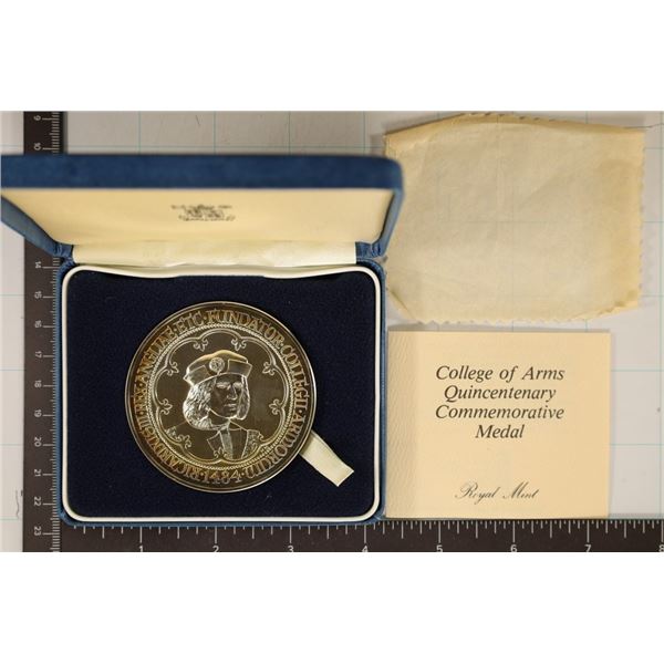 4.79 OZ. STERLING SILVER COLLEGE OF ARMS