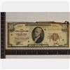 1929 $10 NATIONAL CURRENCY. RESERVE BANK OF