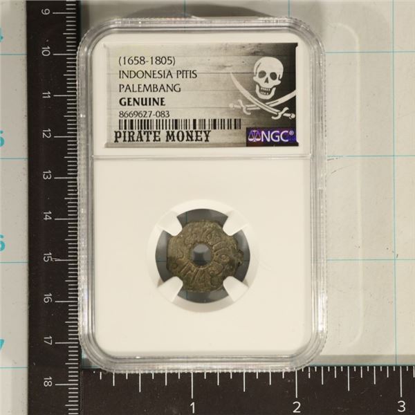 PIRATE COIN (1658-1805) INDONESIA PITIS PALEMBANG