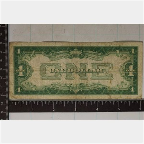 1928-A US FUNNY BACK $1 SILVER CERTIFICATE BLUE