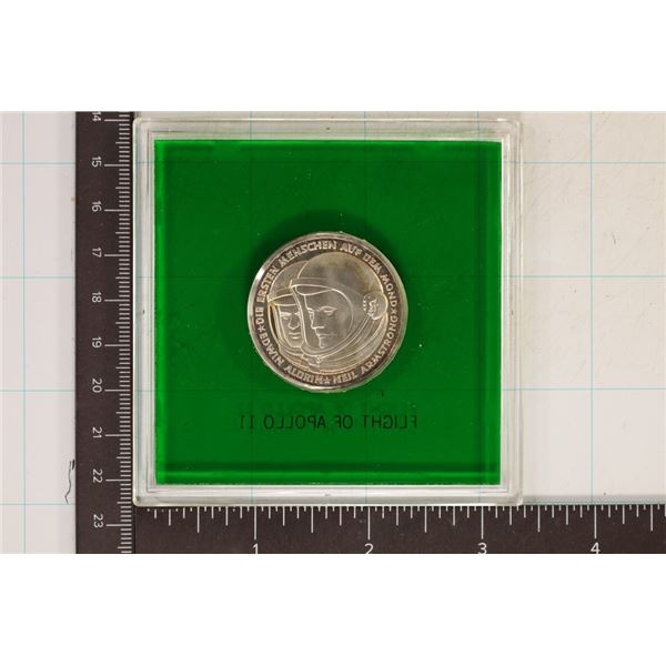 .47 OZ. FLIGHT OF APOLLO 11 STERLING ROUND