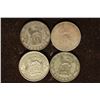 1924, 2-1926 & 1 NO DATE GREAT BRITIAN SILVER 6