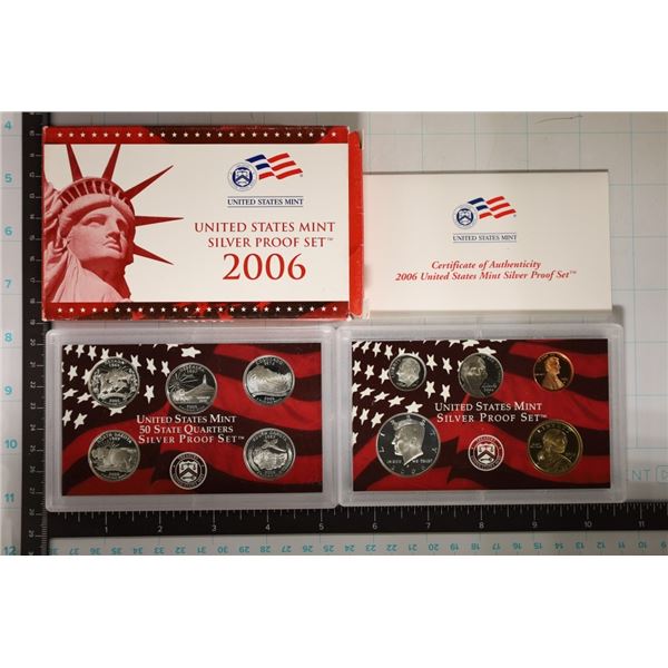 2006 US SILVER PROOF SET (WITH BOX) WITH