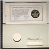 Image 2 : FRANKLIN MINT APPROX. .8 OZ. STERLING MEDAL ROUND
