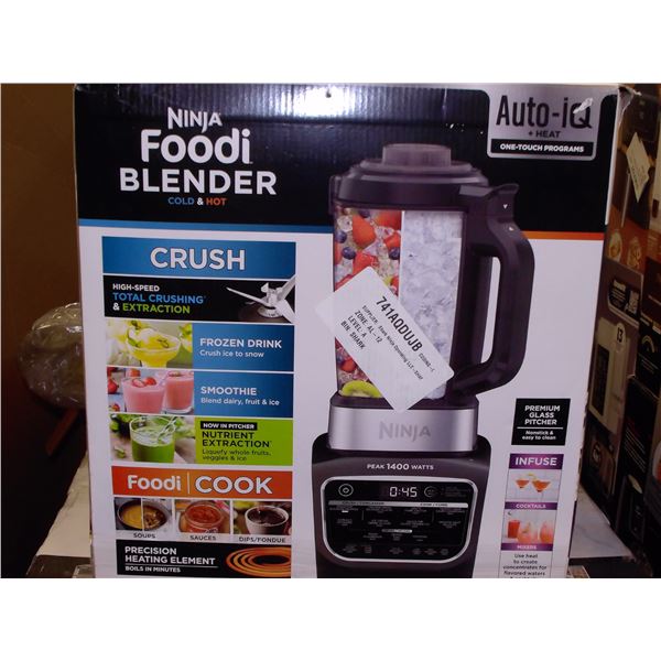 Ninja HB150C Foodi 1.92L 1400-Watt Cold & Hot Blender - Black/ Silver