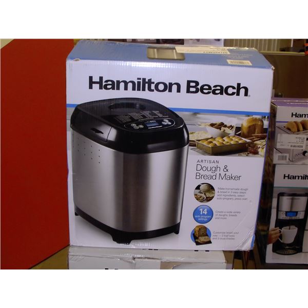 Hamilton Beach 29985 Artisan Dough & Bread Maker - Black/ Silver