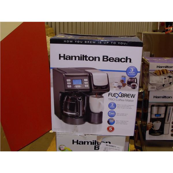 Hamilton Beach 49902C FlexBrew Trio Coffee Maker - 12-Cup - Black/ Silver