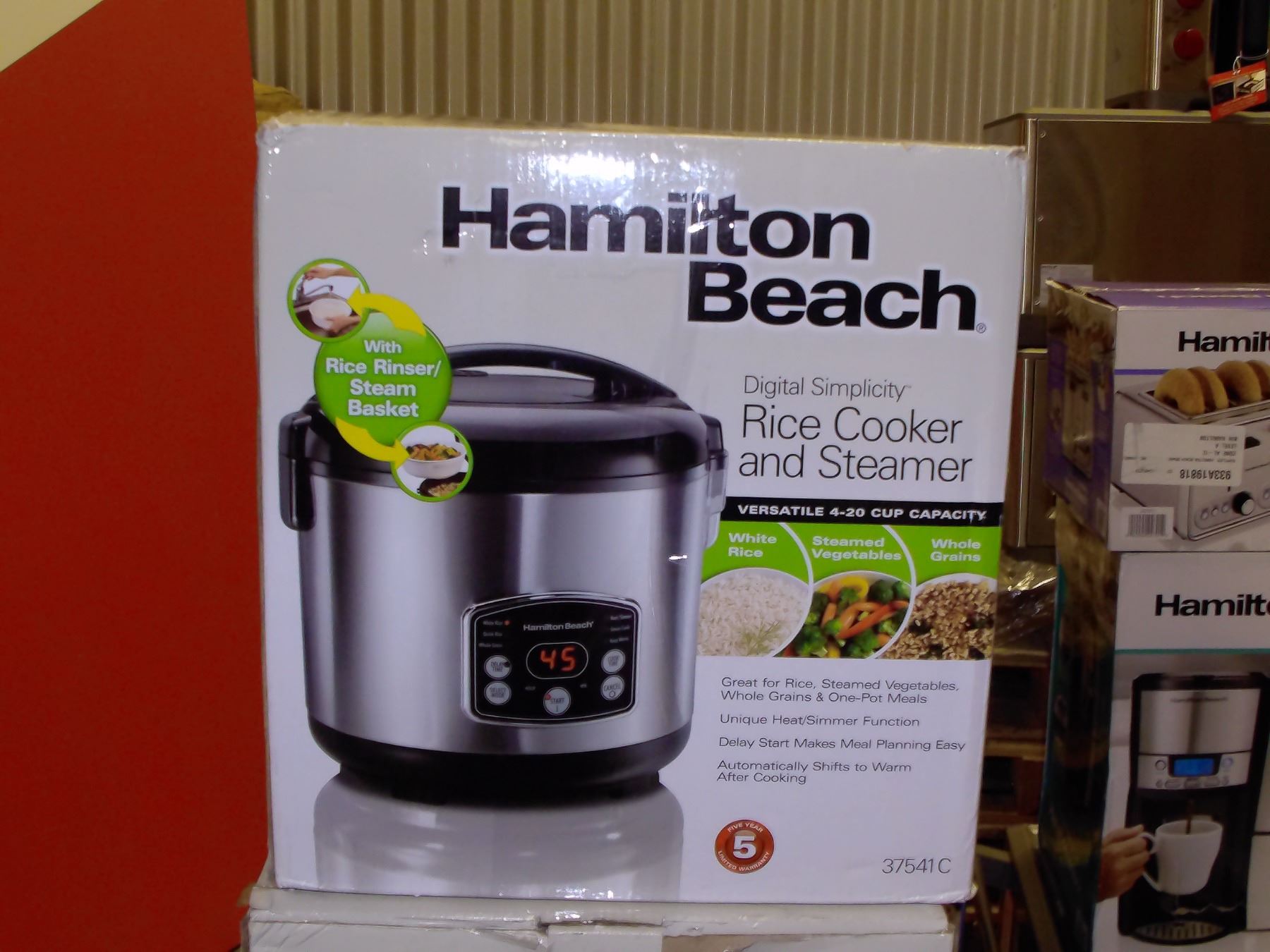 Hamilton Beach Rice 37541c HAMILTON BEACH 37541C RICE COOKER